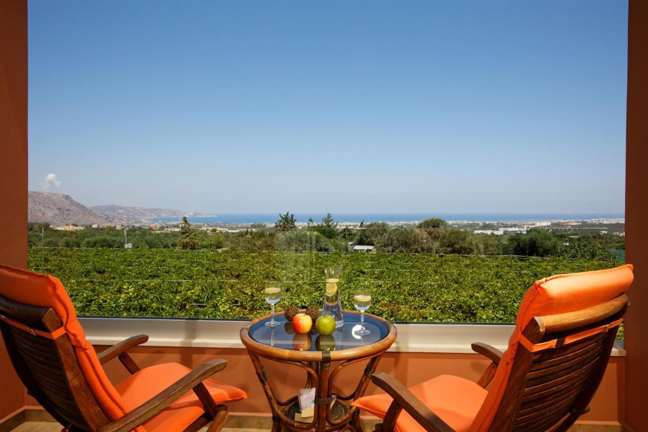 Cretan Vineyard Hill Villa Kato Kalesia Exterior foto